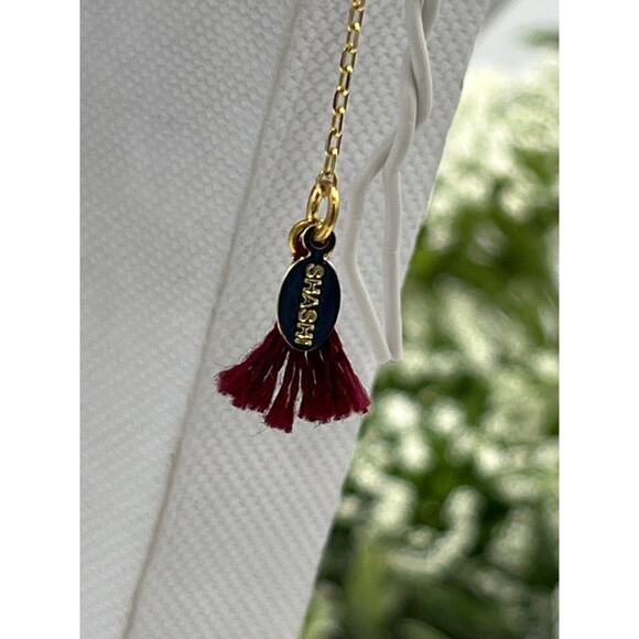 Shashi Designer Magical Pegasus Coin Charm 18K Gold Plated Long Necklace USA - Picture 9 of 12